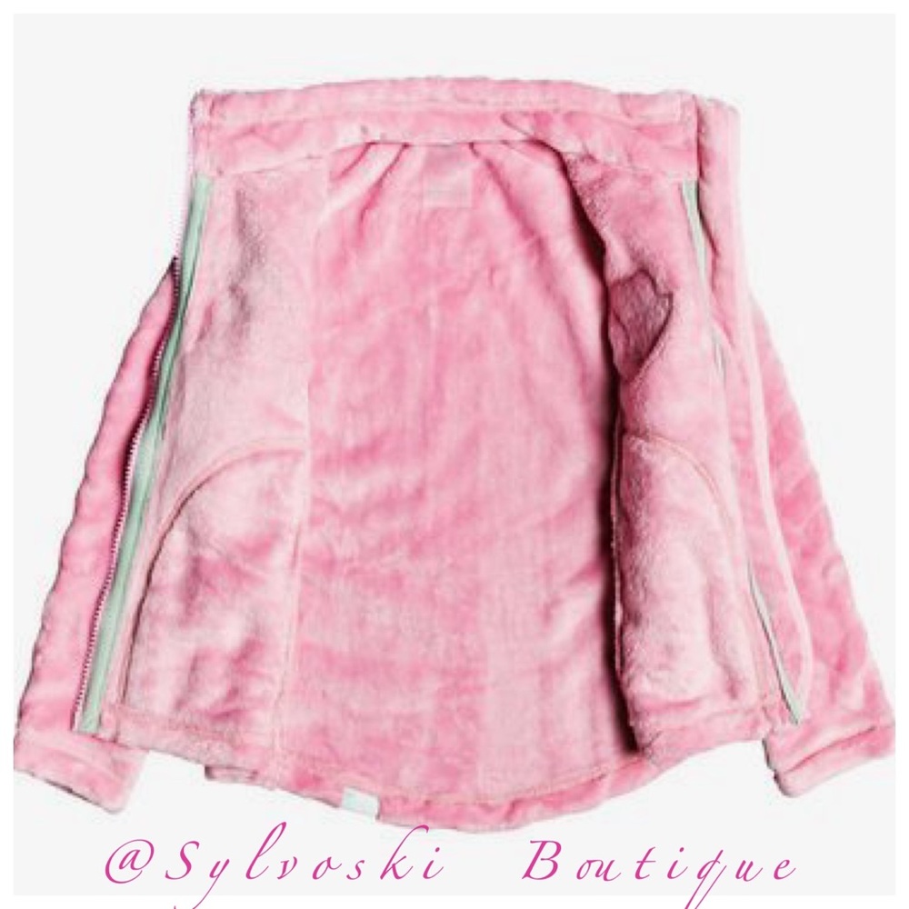 🔥Roxy Igloo Zip-Up Mock Neck Cosy Fleece NWT - Picture 4 of 9